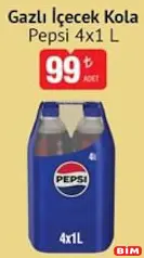 PEPSİ GAZLI İÇECEK KOLA 4X1 L PEPSİ GAZLI İÇECEK KOLA 4X1 L